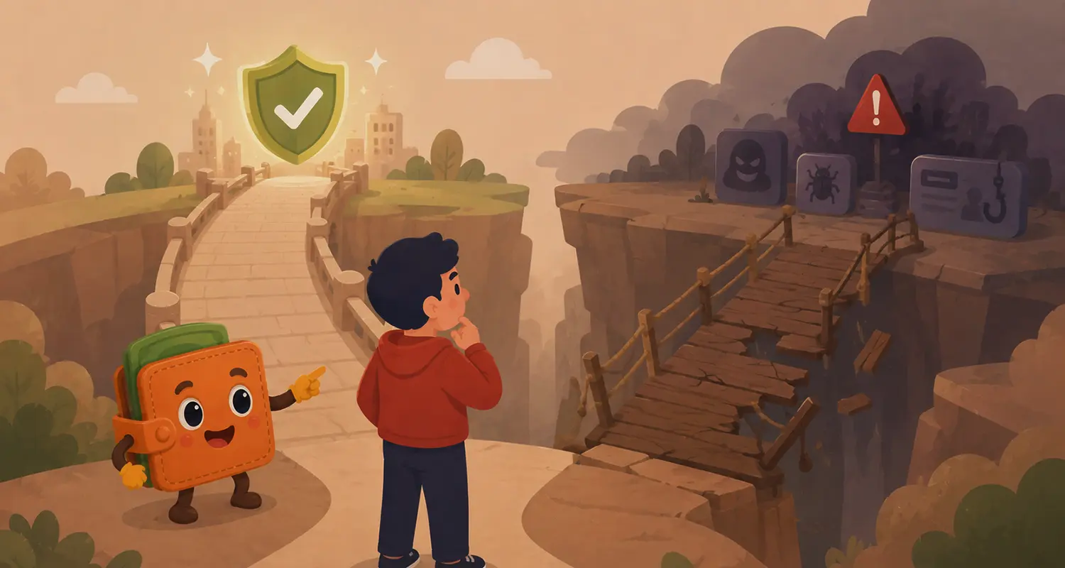 Ilustrasi pengecekan legalitas platform Pindar